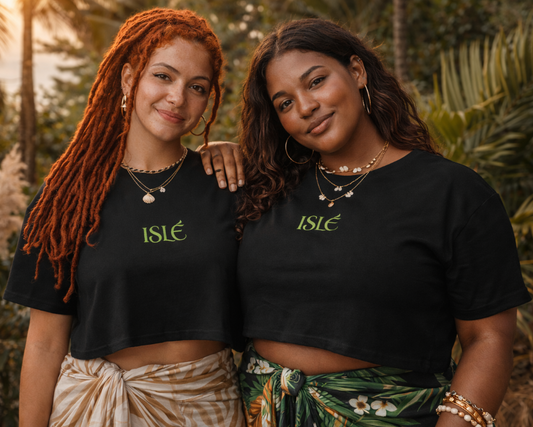 ISLÉ Crop Top | Embroidered