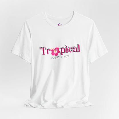 Tropical Puerto Rico Floral Vacation T-Shirt