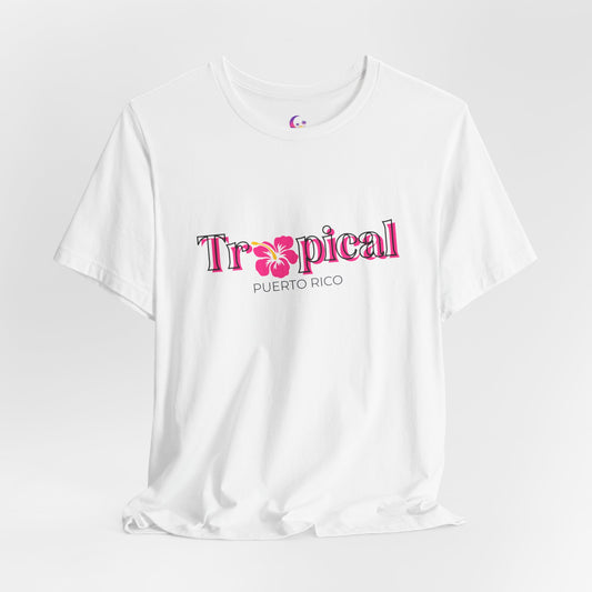 Tropical Puerto Rico Floral Vacation T-Shirt