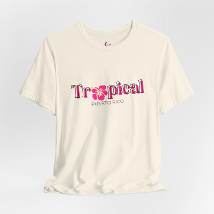 Tropical Puerto Rico Floral Vacation T-Shirt