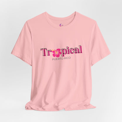 Tropical Puerto Rico Floral Vacation T-Shirt