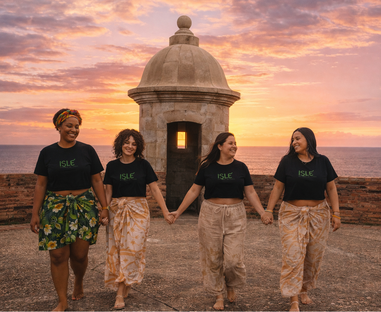 ISLÉ Crop Top | Embroidered